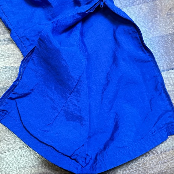 Nike Vintage 90s Gray Tag Windpants Track Pants Ankle Zip lined Purple M - Picture 9 of 10